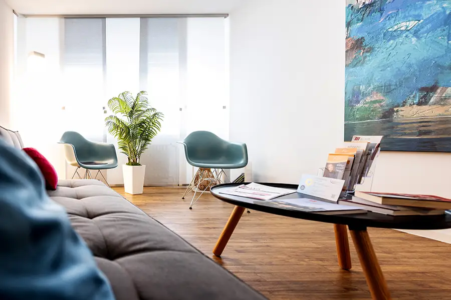 Wartezimmer Frauenarztpraxis Bonn